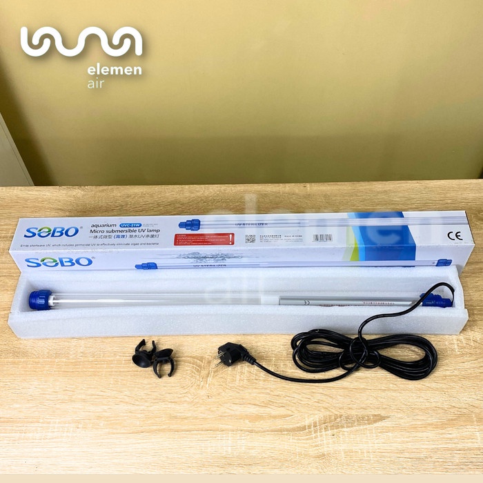 Lampu UV SOBO UV Submersible Lamp Ultraviolet Ultra Violet Lamp UVC 10 Watt 15 Watt 21 Watt 28 Watt