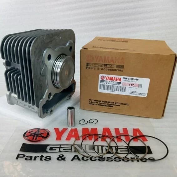 Blok mesin dan Piston Set apply Mio M3, Soul GT 125, Fino FI 125, Mio