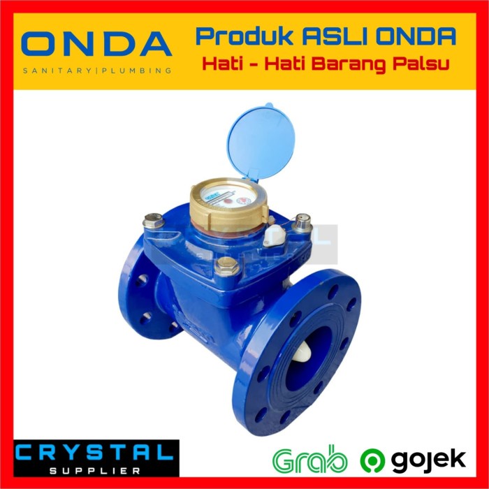 WATER METER FLANGE ONDA 6" in Kuningan / Meteran Flow Air PAM PDAM