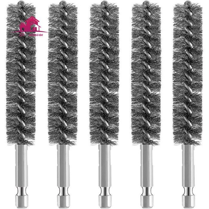 

HOT SALE! Sikat Kawat Bore Brush Stainless Steel Untuk Power Drill Cleaning