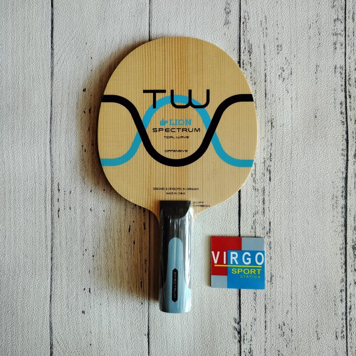 Termurah Lion Spectrum Tidal Wave kayu bat bet pingpong Lion TW 100%Original