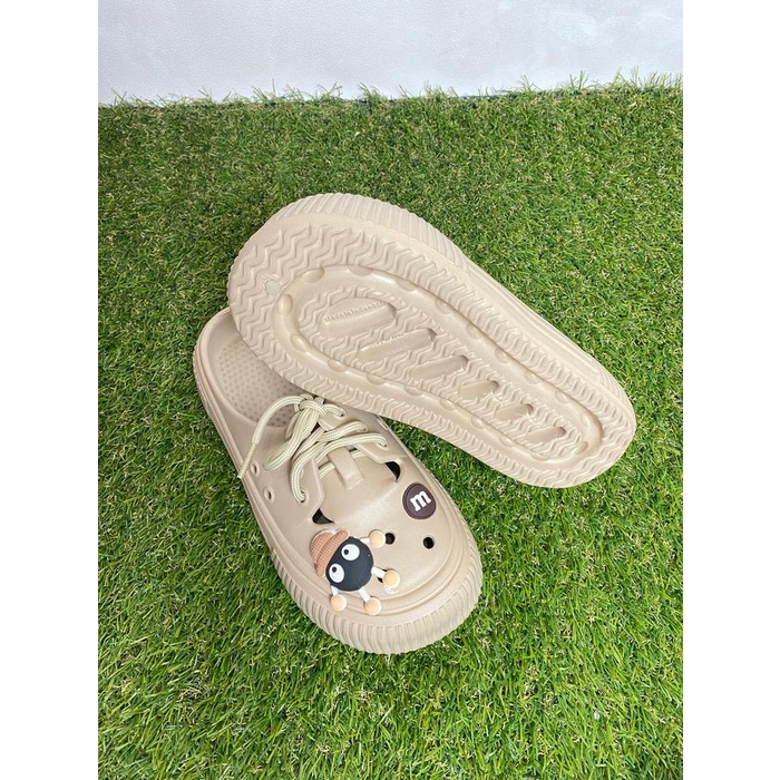 COBA SEPATU SANDAL WANITA BAIM SENDAL JIBBITZ SANDAL SEPATU WEDGES SANDAL KODOK SANDAL KODOK KOREAN
