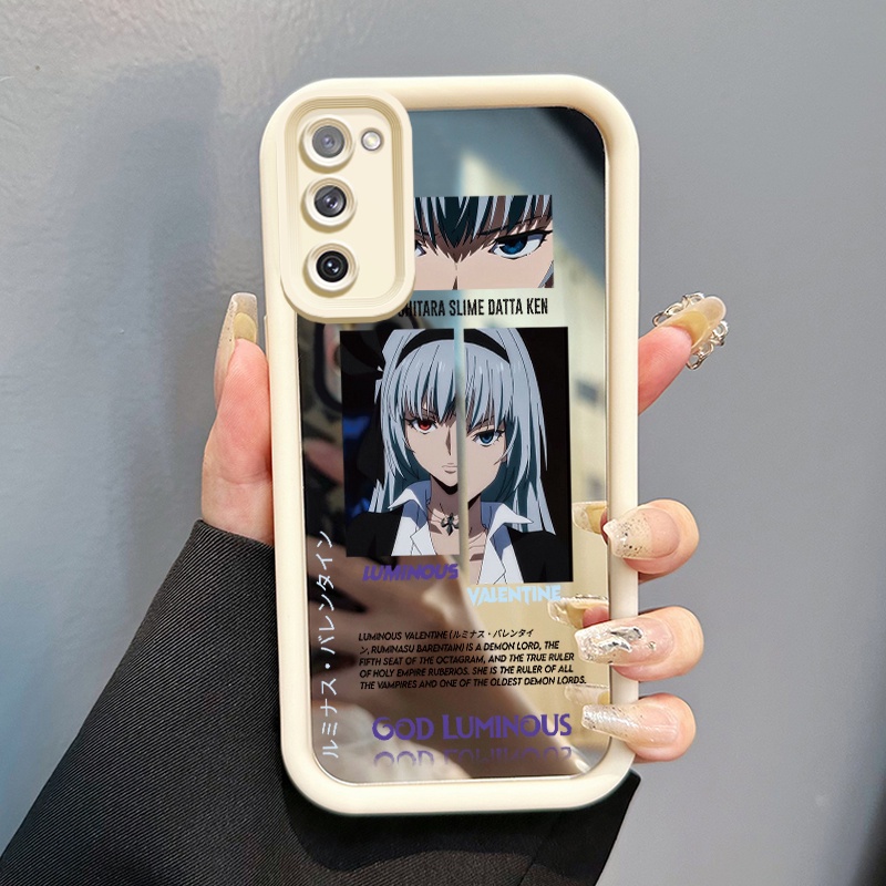 Casing Hp Untuk Samsung S20 FE Samsung S21 FE S24 FE Case Kasing anime cermin Silikon Cesing Softcas