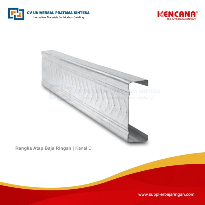TERBARU Rangka Atap Baja Ringan Truss Kanal C 75 Kencana Original SNI