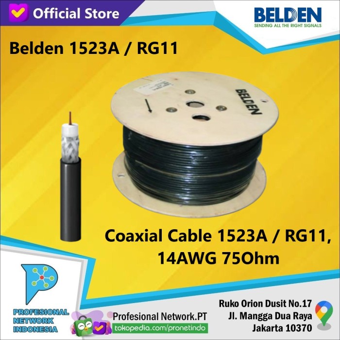 HOT SALE BELDEN 1523A Kabel Coaxial RG11 14 AWG 75 Ohm belden 1523 a rg 11 rg11