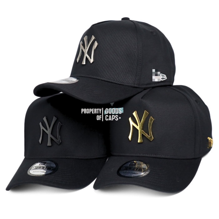 Topi Baseball NY Logo Besi Plat Full Tag Premium