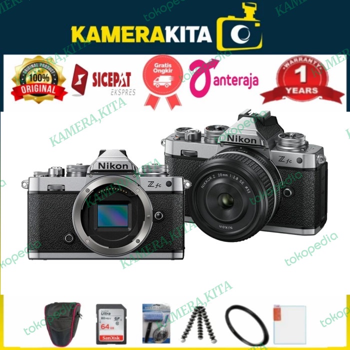Nikon Z Fc Kit 28Mm / Camera Mirrorless Nikon Zfc Kit 28Mm Terlaris