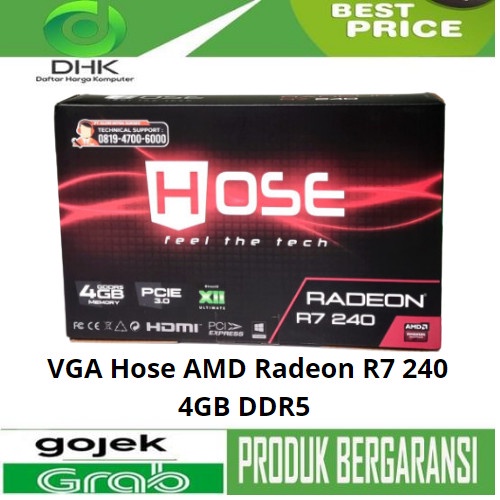 BISA GOSEND VGA HOSE AMD RADEON R7 240 4GB DDR5 GARANSI