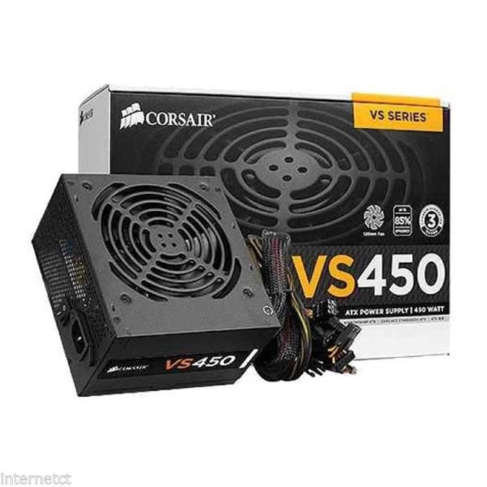 BISA GOSEND CORSAIR VS450 / VS 450 POWER SUPPLY 450WATT GRATIS ONGKIR