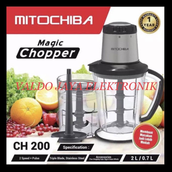 Choper MITOCHIBA CH-200 Original Baru Blender Daging Food Processor