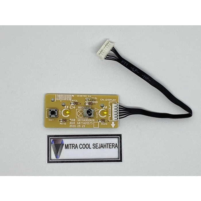 SENSOR RECEIVER REMOTE AC LG R410 MODUL PCB