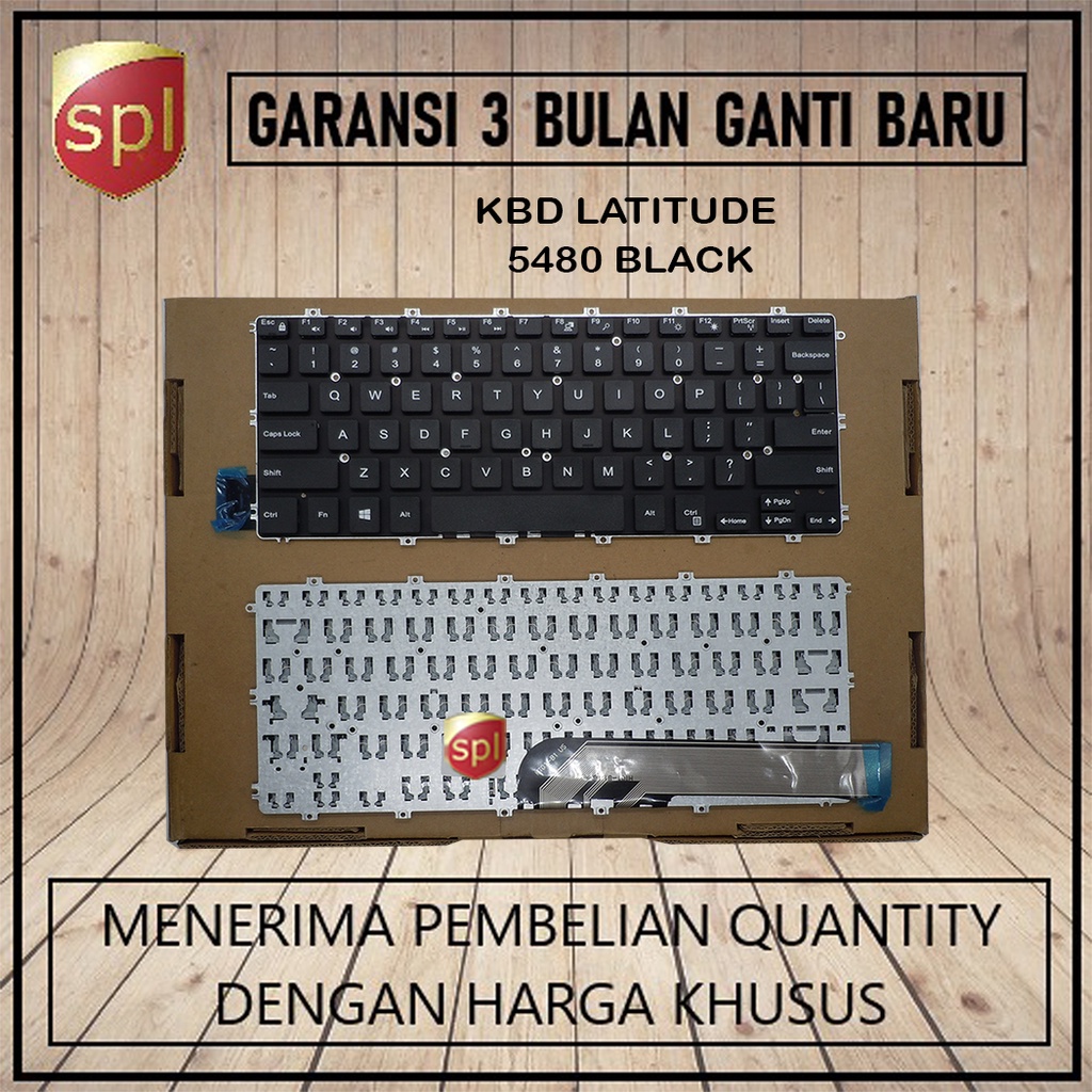 Keyboard Dell Latitude 5480 Hitam
