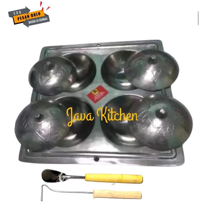 [Masih] Cetakan kue serabi 4 lubang / Cetakan kue pancake / Cetakan serabi 4 lubang anti lengket