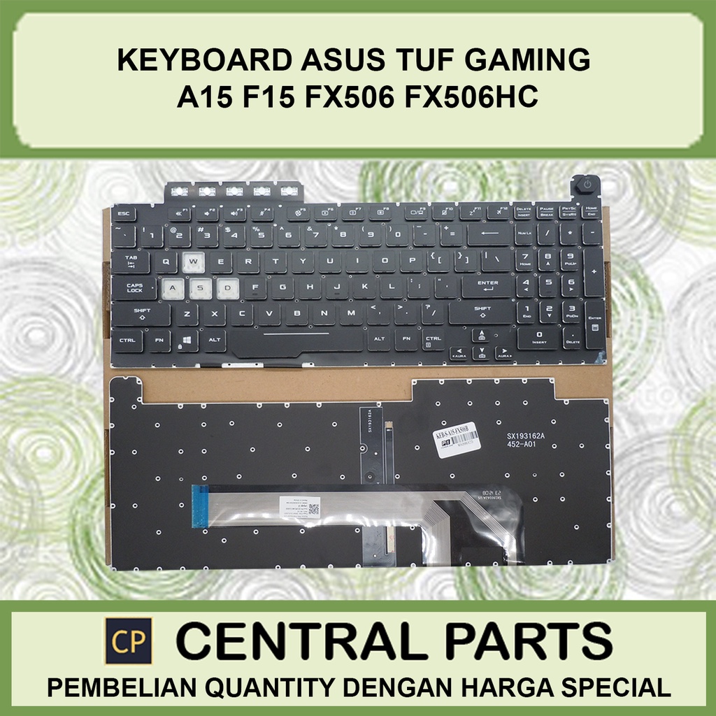 Keyboard Asus Tuf Gaming a15 f15 fx506 fx506hc