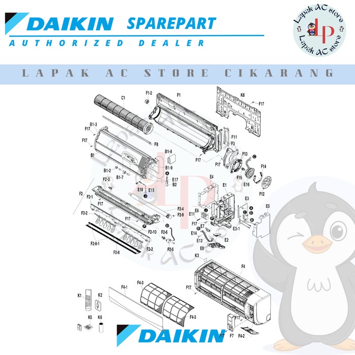 Modul/Pcb Indoor AC DAIKIN Thailand 1 PK FTKQ25SVM14