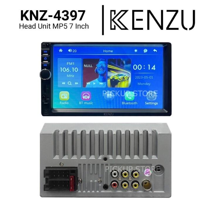 Head Unit Double Din Mp5 Kenzu Car Audio Bluetooth Radio
