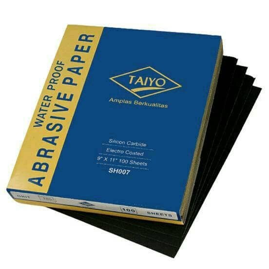 Amplas #1000 Lembar Taiyo Sh-007 Amplas Kertas Amplas Kayu Tembok Besi