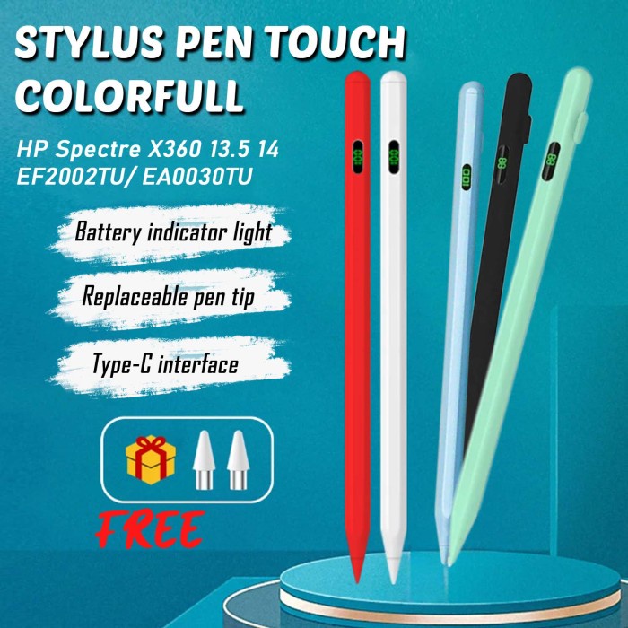 Sale Terbatas Stylus Pen Laptop Hp Spectre X360 13.5 14 Ea0030Tu / Ef2002Tu Touchscreen Touch Pen