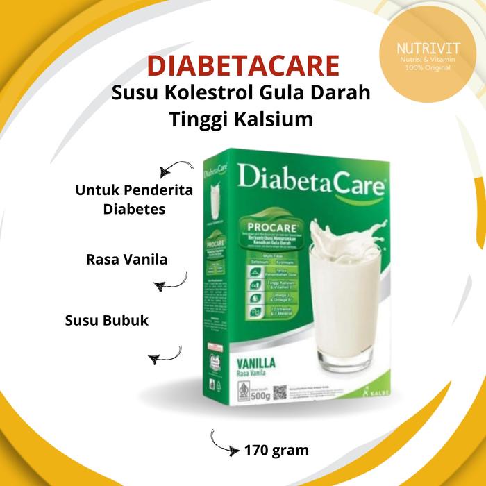 

DIABETACARE VANILLA 170GR (BOX HIJAU) - SUSU UNTUK MENJAGA GULA DARAH BEST SELLER
