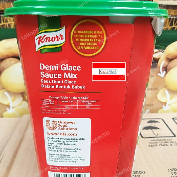 

Knorr Demi Glace Sauce Mix 1 Kg Harga Promo