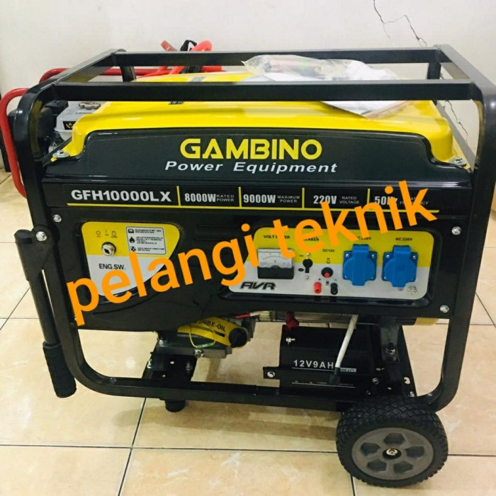 Limited Genset 8000 Watt - 9000 Watt Gambino Gfh 10000 Lx