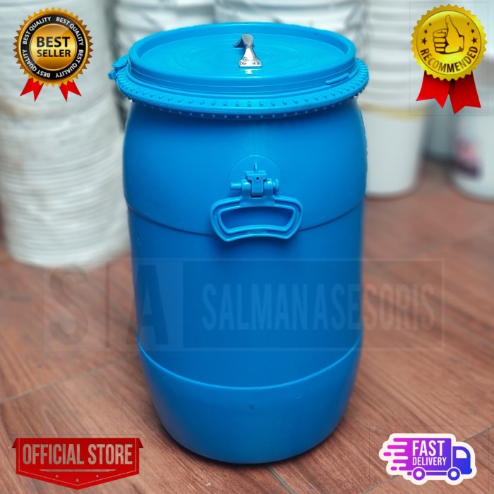 Drum Tong Plastik Tempat Sampah 30 Liter Ready