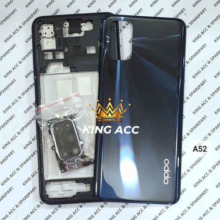 CASING HOUSING FULLET TUTUP BELAKANG OPPO A52 / A92 2020 ORIGINAL