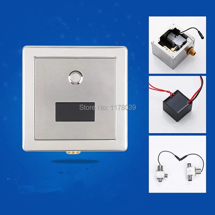 AC and DC Concealed Sensor urinals flush valvewall mount water