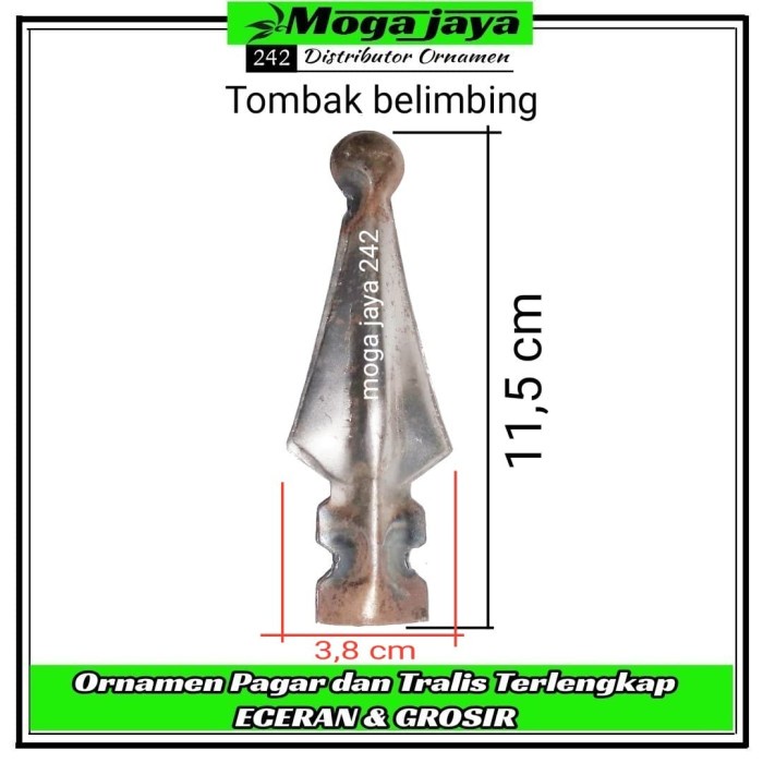 PREMIUM tombak pagar besi plat tombak beimbing