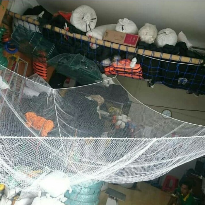 PREMIUM anco jaring bahan nilon 2x2m