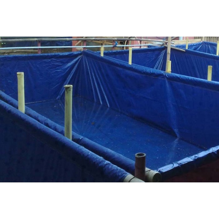PREMIUM Terpal Kolam Lele 4 x 2 x 0.75 Meter Kolam Terpal Ukuran 4x2x0.75 M