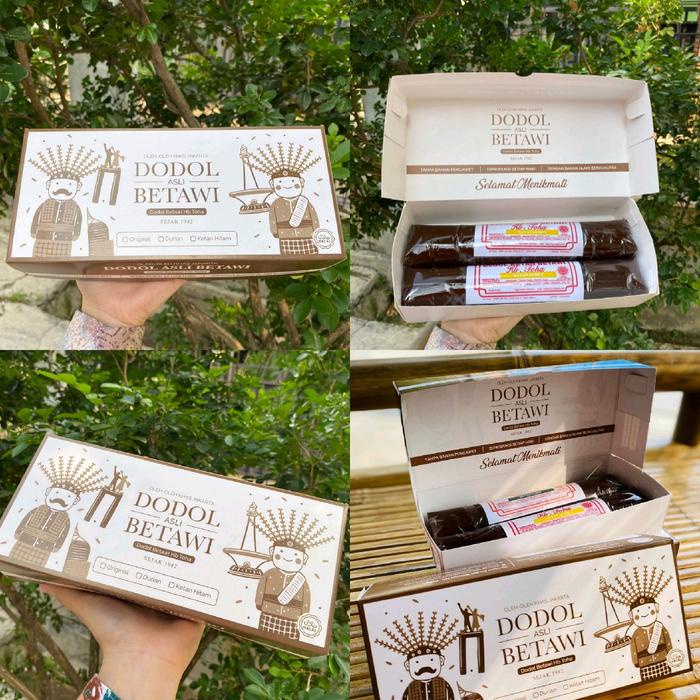 

Wdo - Dodol Betawi Asli Ketan Paris - Hb Toha Oleh Oleh Khas Jakarta (1 Box Isi 2 Gulungan Besar