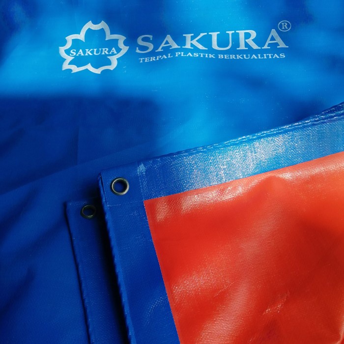 PREMIUM Terpal Plastik A12 Sakura Ukuran 5 x 7 Meter
