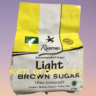 

Ricoman Light Brown Sugar 1Kg Light Brown Sugar Best Quality