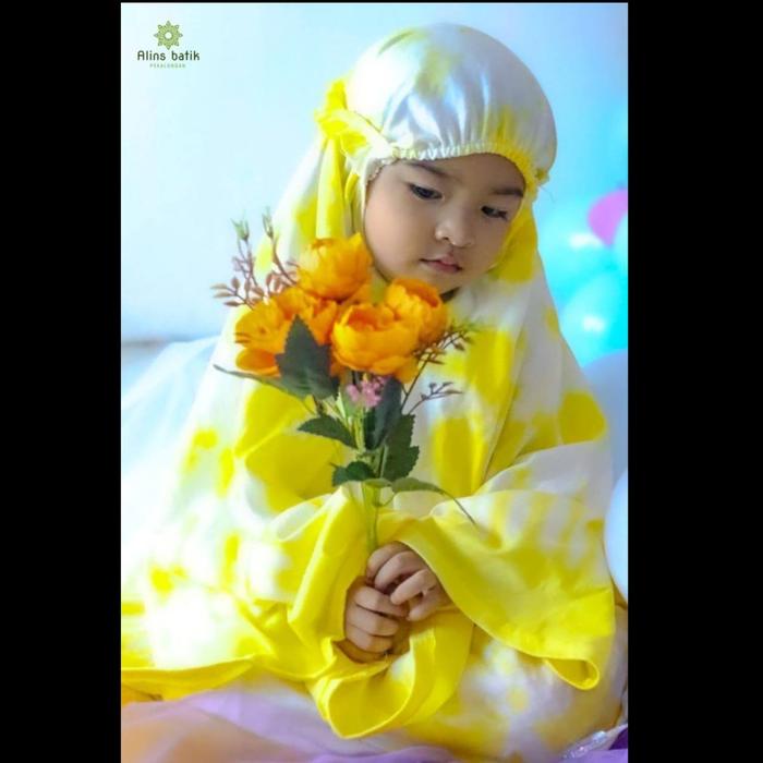 Mukena Anak 2 - 3 Tahun Bahan Kaos Mukenah Balita Tanggung Kareakter Premium Cantik Lembut Motif