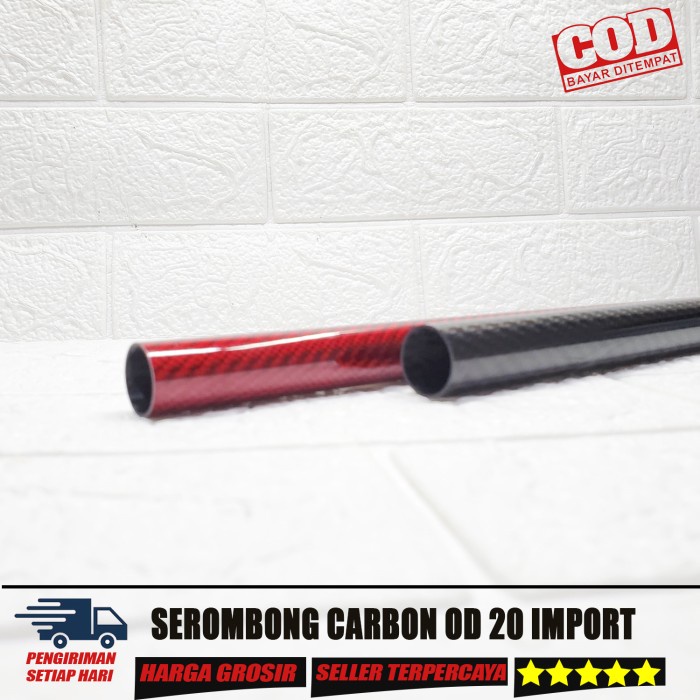 Sale Terbatas Serombong Carbon Srombong Laras Pipa Carbon Od 20 Warna Warni Import Aman
