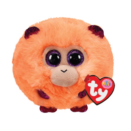 Sale Terbatas Ty Puffies Coconut Monkey - Boneka Monyet Aman