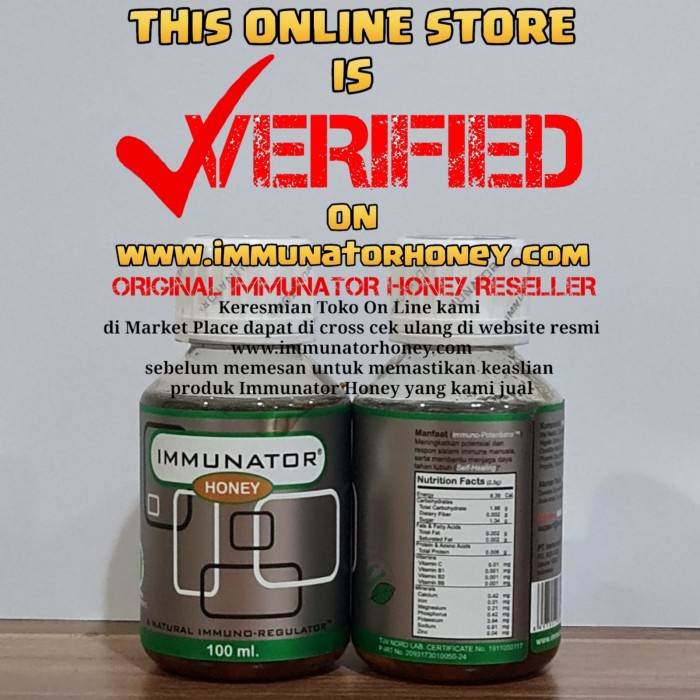 

Immunator Honey Ketogenic diet 100 ML Madu Imunator Ori