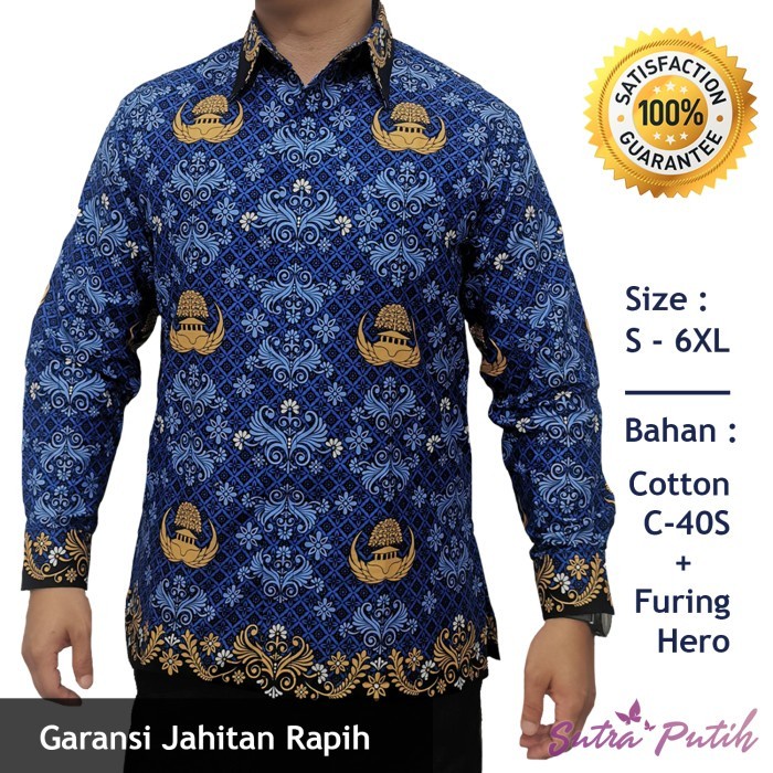 Seragam Batik PNS Pria KORPRI C50s - Badan Furing Hero