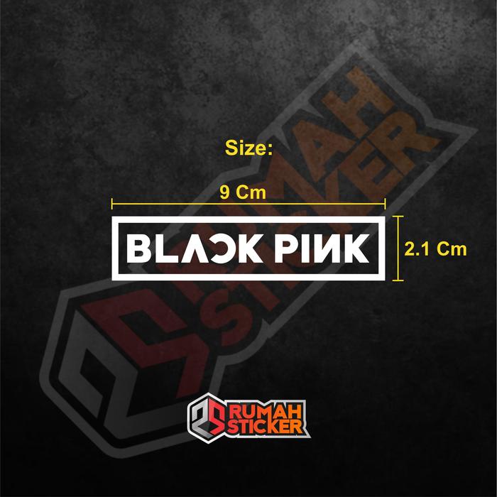 

Sticker Stiker Cutting Korean Pop Kpop K-Pop Logo Blackpink Paper