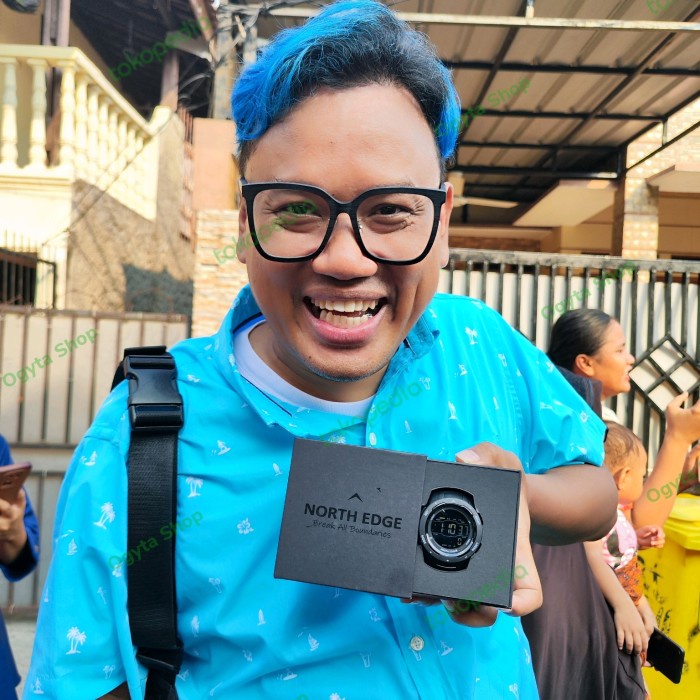 NORTH EDGE MARS Jam Tangan Pria North EDGE Sport Smart Watch Pedometer