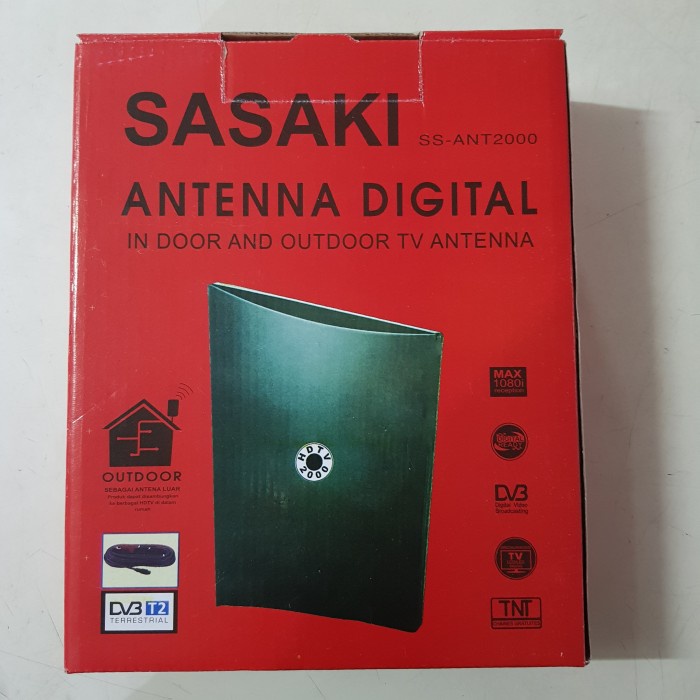 Antena Tv Digital Indoor/Antena Tv Outdoor Indoor Digital Analog Best Quality