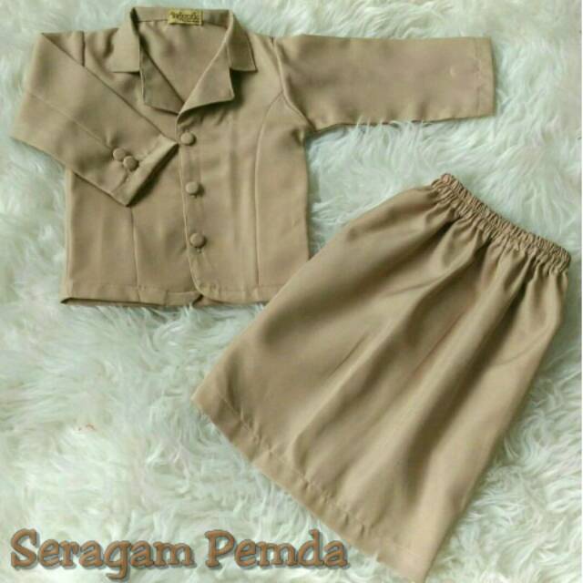 Seragam PEMDA Anak SERAGAM ASN ANAK SERAGAM PEGAWAI NEGERI ANAK BAJU PEMKOT BAJU GURU