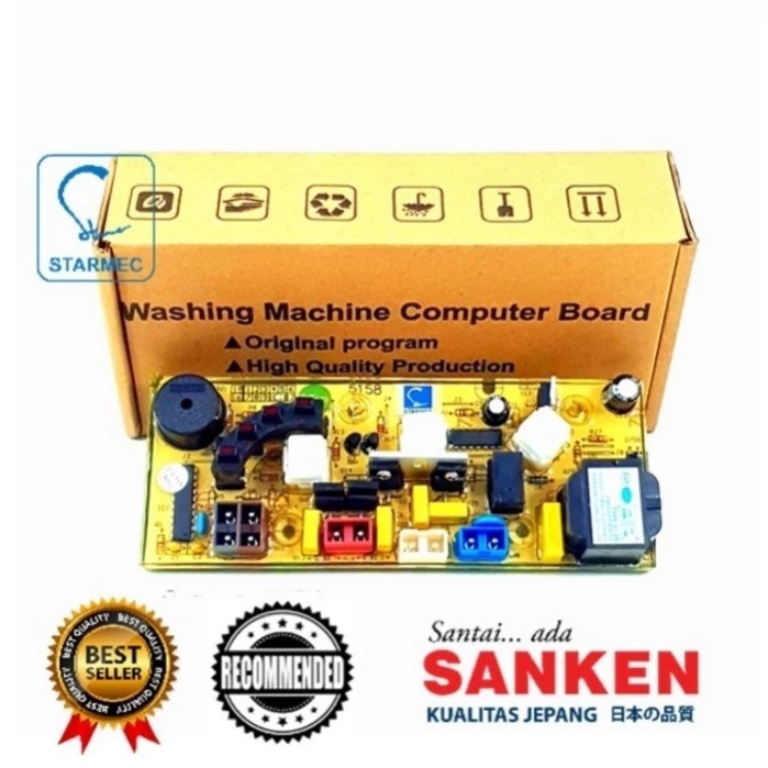 Modul PCB Mesin cuci SANKEN AW-S770 , ASW 772SS