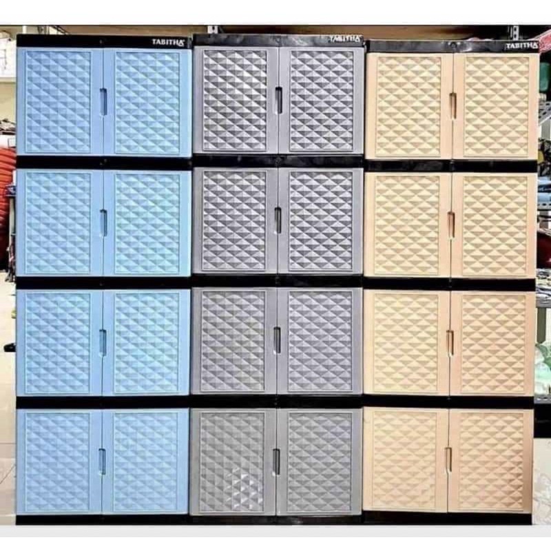Terlaris lemari exel tabitha 4 susun untuk paket dan instan muat 1 pcs ya Stok Terbatas
