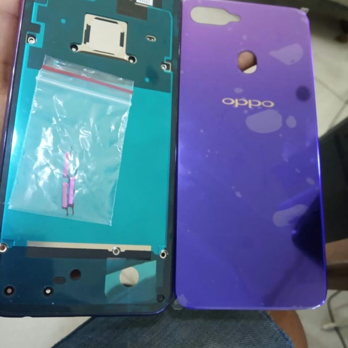 Cassing/Kessing Housing/Backdoor Oppo F9 Ungu/Purple
