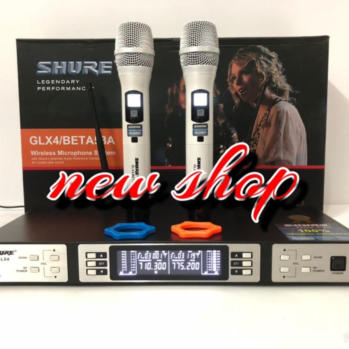 mic Shure GLX 4 UHF wireless microphone