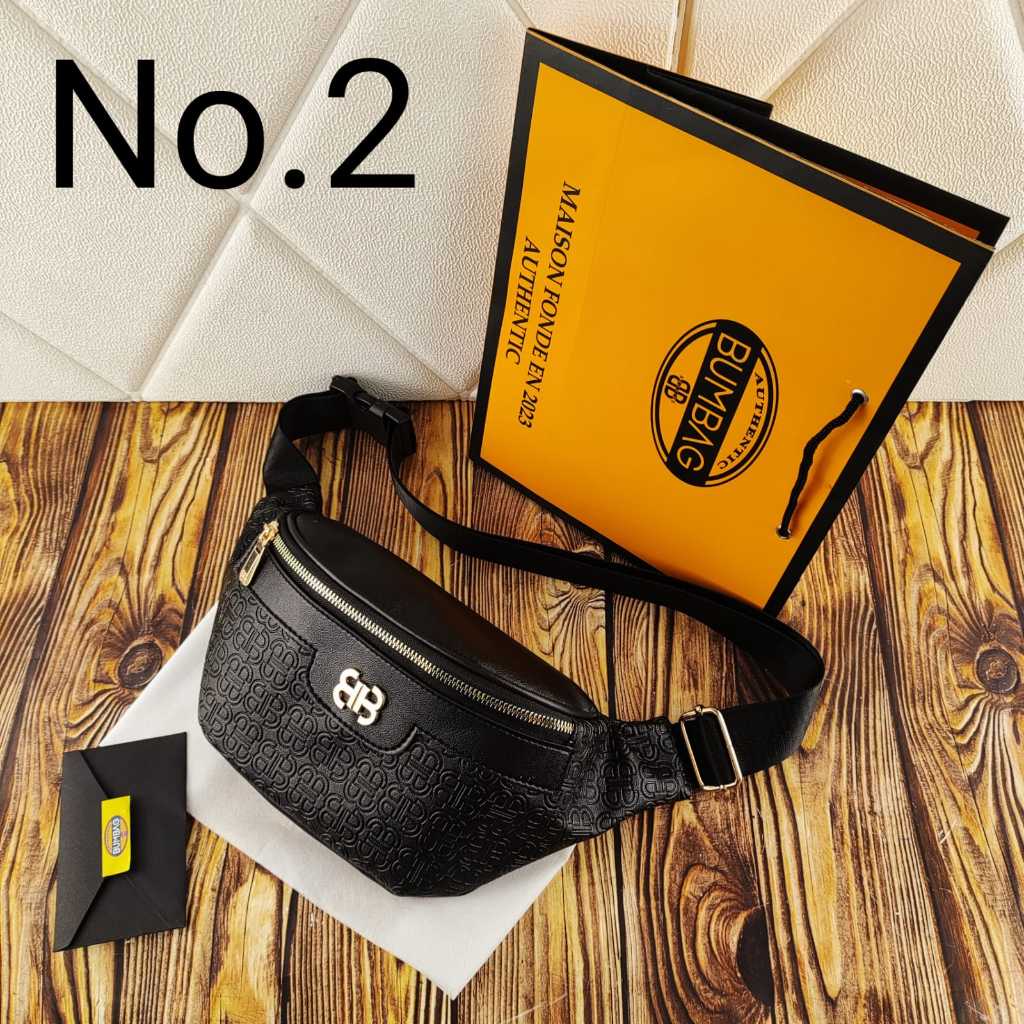DISKON BAMBEG - WAISTBAG WANITA FREE PAPERBAG - TAS PINGGANG WANITA IMPORT FREE PAPERBAG 191578