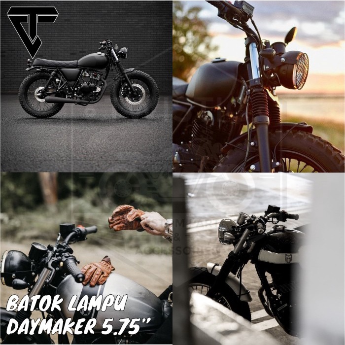 Cover Batok Housing Lampu Daymaker 5.75 inch Motor & Bracket Kupingan