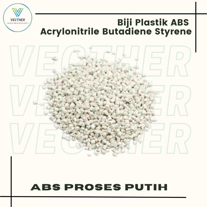 Biji Plastik ABS Proses - Putih Super